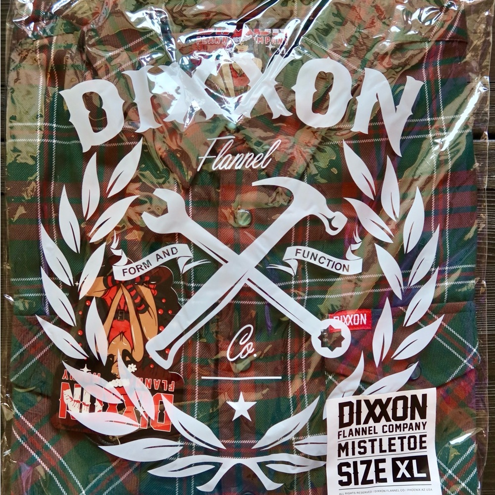 DIXXON Men’s MISTLETOE Flannel